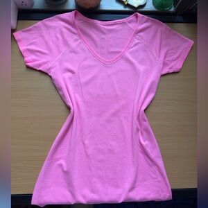 lululemon Pink Short Sleeve Tee